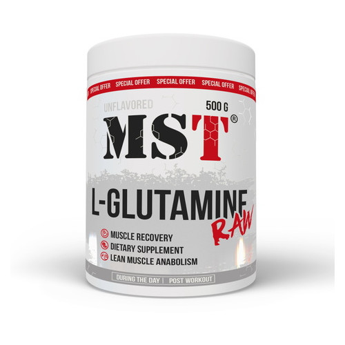 Glutamines MST Nutrition Glutamine RAW 500 грам (CN5228) фото №1