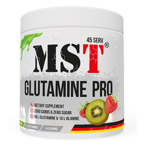 Глютаміни MST Nutrition Glutamine Pro 315 грам полуниці ківі фото №1