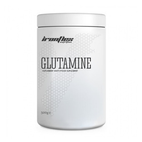 Глютаміни IronFlex Glutamine 500 г яблуко (CN2244-16) фото №1