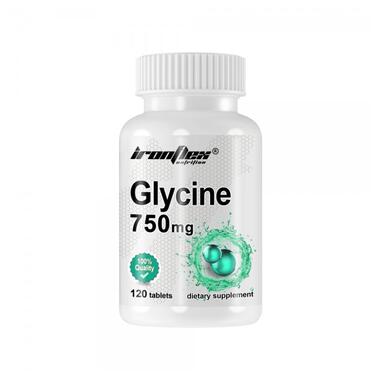 Амінокислоти IronFlex Glycine 750 mg 120 tabs фото №1