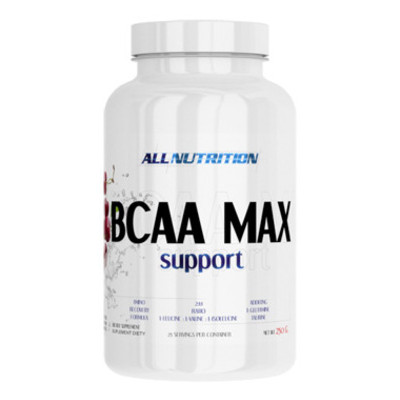 Амінокислота BCAA AllNutrition BCAA Max Support 250 грам - кола фото №1