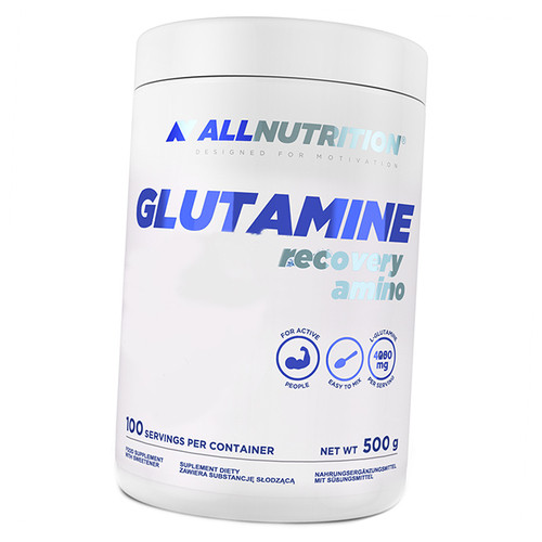 Амінокислоти All Nutrition Glutamine Recovery Amino - 500g Lemon 100-49-5127375-20 фото №1