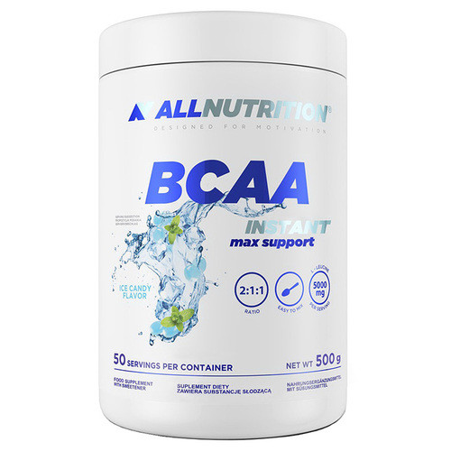 Амінокислоти All Nutrition BCAA Instant Max Support 500 g raspberry фото №1