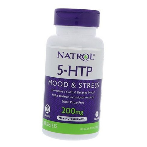 Амінокислота Natrol 5-HTP 200 30 таблеток (72358017) фото №2