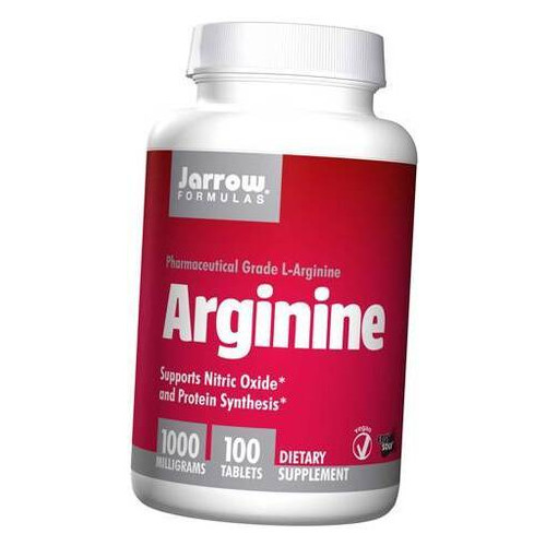 Амінокислота Jarrow Formulas Arginine 1000 100 таблеток (27345003) фото №1