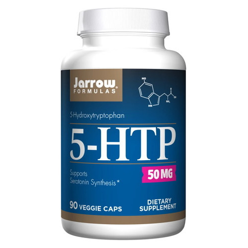 Амінокислоти Jarrow Formulas 5-HTP 50 mg 90 вегакапсул фото №1