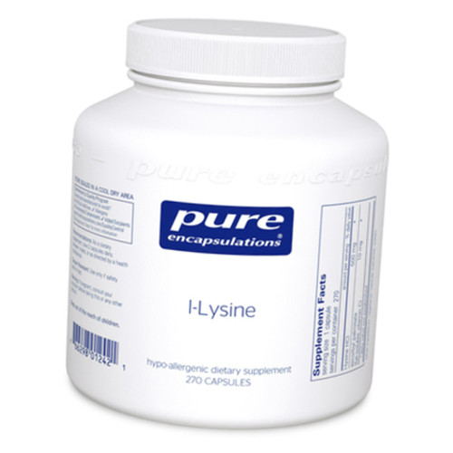 Амінокислота Pure Encapsulations L-Lysine 500270 капсул (27361007) фото №1