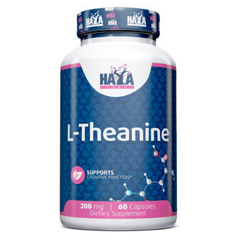 Амінокислоти Haya Labs L-Theanine 200 mg 60 капсул фото №1