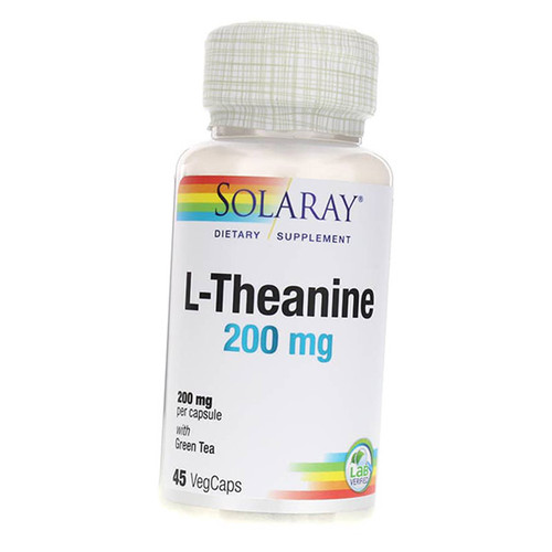 Амінокислота Solaray L-Theanine 45вегкапс (27411004) фото №1