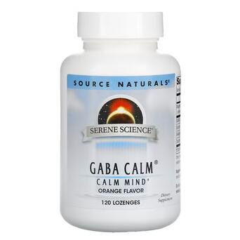 Амінокислоти Source Naturals Serene Science GABA Calm 120 таблеток апельсин фото №1