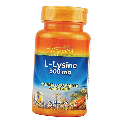 Амінокислота Thompson L-Lysine 500 60таб (27412002) фото №1