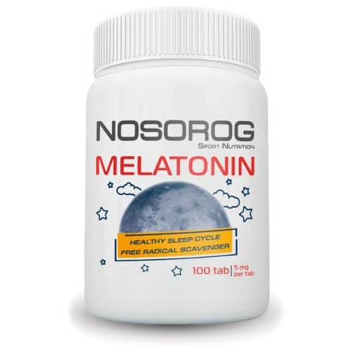 Амінокислота Nosorog Melatonin 100 таблеток фото №1