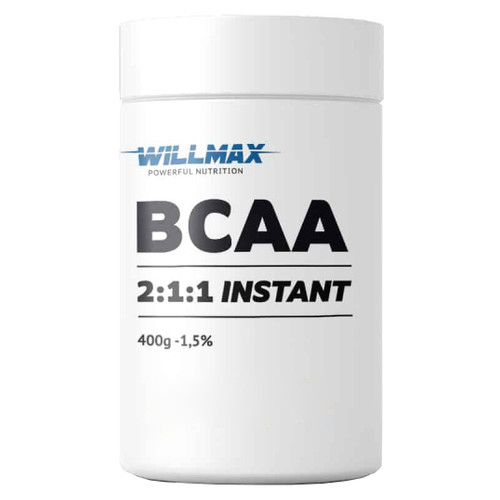 Амінокислоти Willmax BCAA 2:1:1 400 грам гранат фото №1