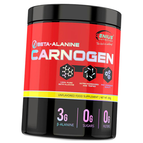 Carnogen Genius Nutrition Beta-Alanine Carnogen Beta-Alanine 300 г без смаку (27562005) фото №1