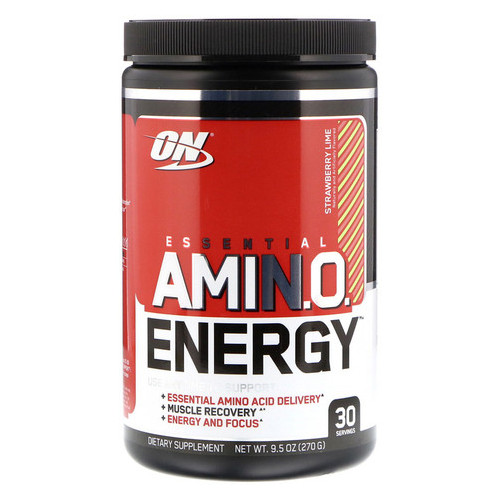 Амінокислота Optimum Nutrition USA Essential Amino Energy 270 г полуниця-лайм фото №1