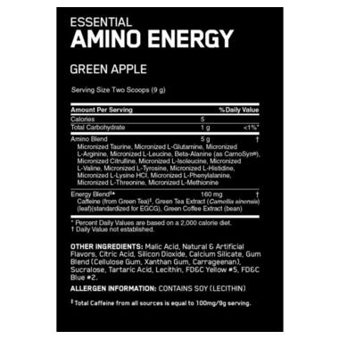 Амінокислота Optimum Nutrition Amino Energy 270 г Конкорд виноград фото №2