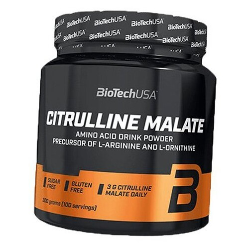 Амінокислота BioTech (USA) Citrulline Malate Powder 300г Лайм (27084020) фото №1