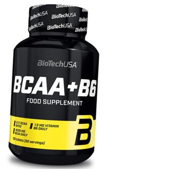 Амінокислота BioTech BCAA B6 100 таблеток (1158) фото №2