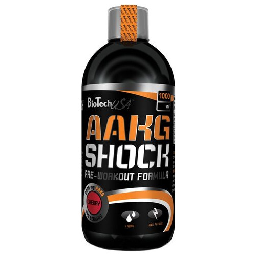 Амінокислота BioTech AAKG Shock Extreme 1000 мл вишня фото №1