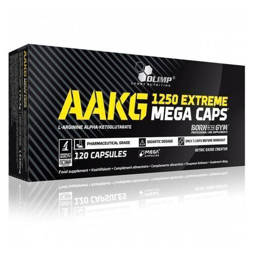 Амінокислота Olimp Nutrition AAKG Extreme mega caps 120 (000000274) фото №2
