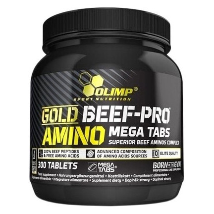 Препарат Olymp Gold Beef-Pro Amino Mega Tabs 300 Tab фото №1