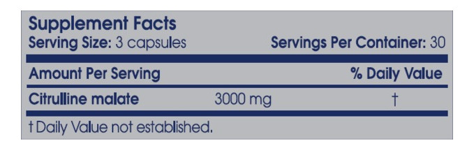 Амінокислота Scitec Nutrition Citrulline Malate 90 капсул фото №3