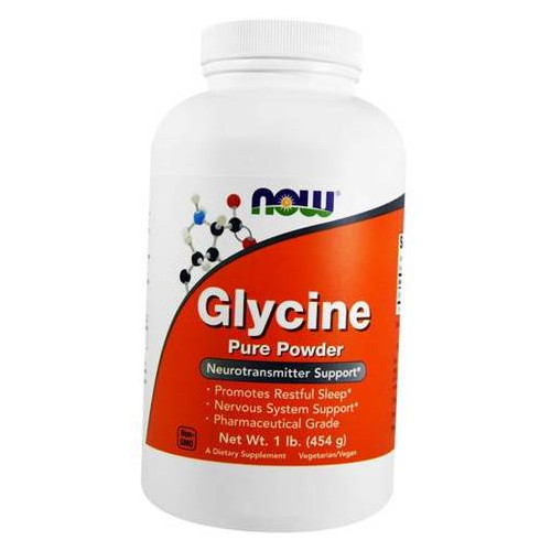 Амінокислота Now Foods Glycine Pure Powder 454 г (27128038) фото №1