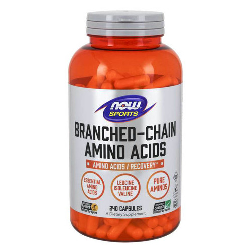 Амінокислотний комплекс Now Foods Sports Branched Chain Amino Acids 240 капсул (CN704) фото №1