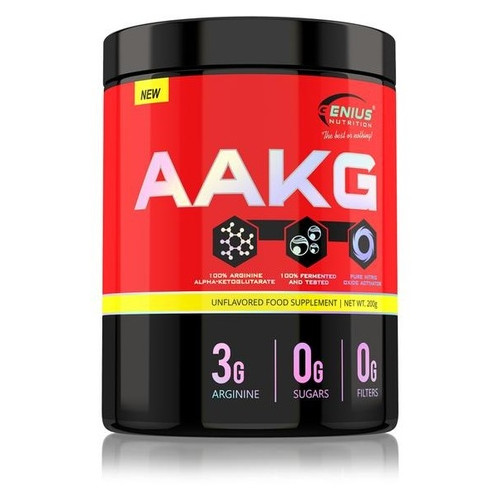 Аргінін Genius Nutrition AAKG 200 грам фото №1