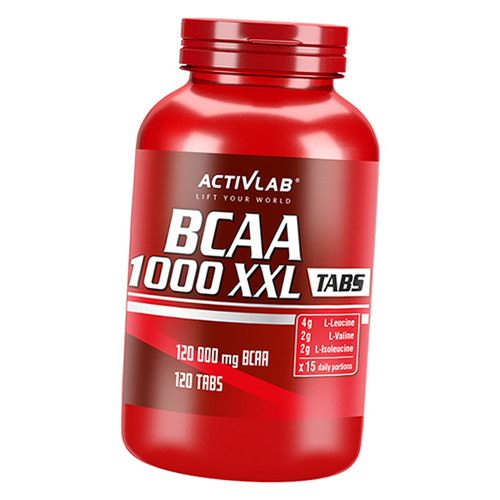 Амінокислота Activlab BCAA 1000 XXL 120 таблеток (28108003) фото №1