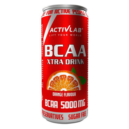 Амінокислоти ActivLab BCAA Xtra Drink 330 мл апельсин фото №1