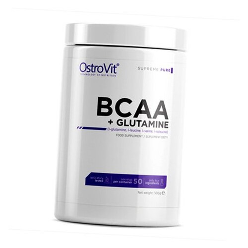Амінокислота BCAA OstroVit BCAA + Glutamine 500 грам фото №2