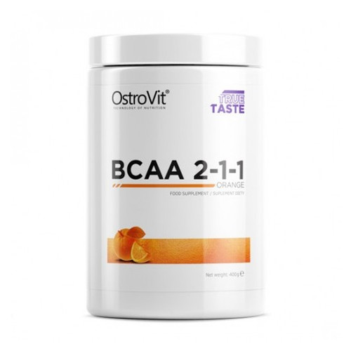 Амінокислота BCAA OstroVit BCAA 2-1-1 400 г - апельсин фото №1