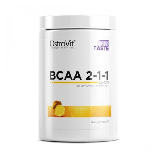 Амінокислота BCAA OstroVit BCAA 2-1-1 400 г - лимон фото №1