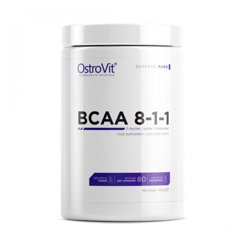 Амінокислота BCAA OstroVit BCAA 8-1-1 400 грам фото №1