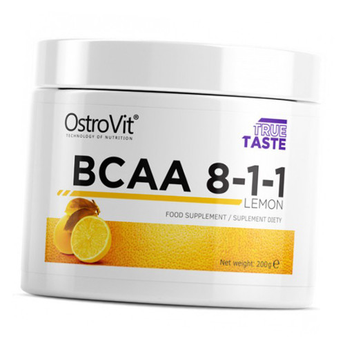 Амінокислота Ostrovit Pure BCAA 8:1:1 200г Лимон (28250003) фото №1