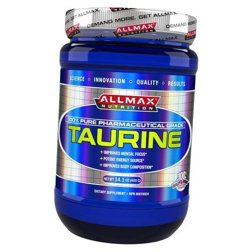 Амінокислота Allmax Nutrition Taurine 400г (27134004) фото №1