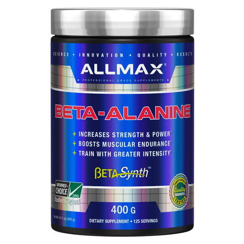 Амінокислоти AllMax Nutrition Beta-Alanine 400 г натуральний фото №1