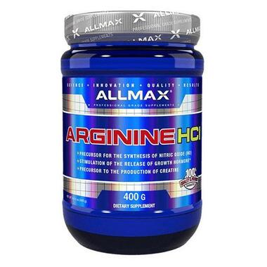 Амінокислоти AllMax Nutrition Arginine HCL 400 g unflavored фото №1