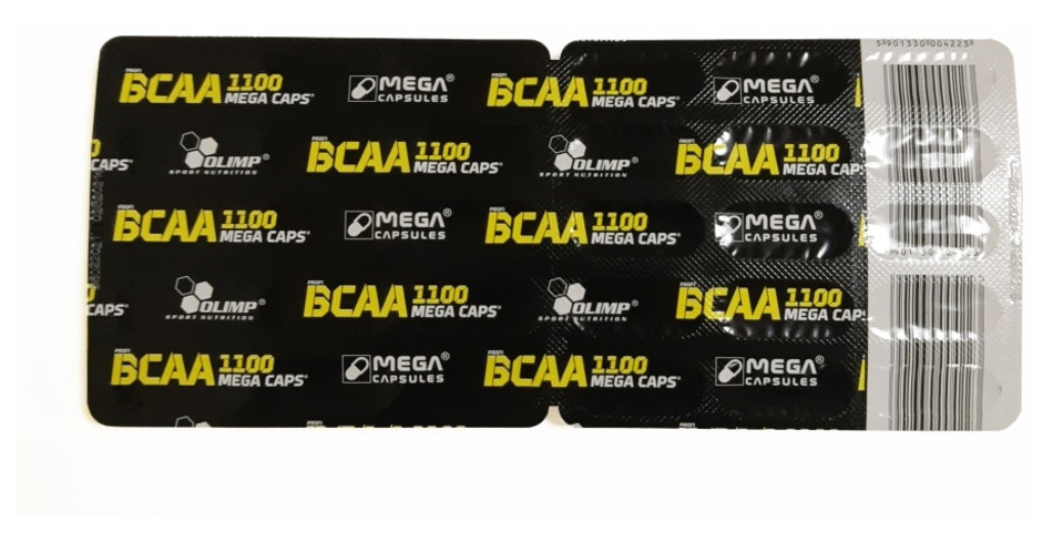 Амінокислота BCAA Olimp BCAA Mega Caps 30 капсул фото №1
