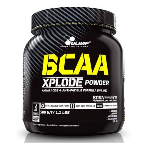 Амінокислота BCAA Olimp BCAA Xplode 500 грам - полуниця фото №1