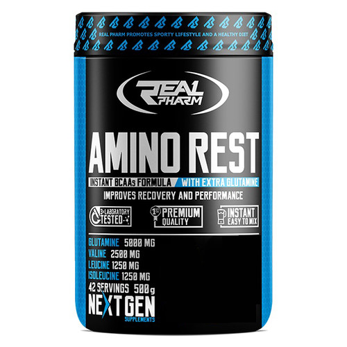 Амінокислота Real Pharm Amino Rest 500 грамм - клубника-арбуз фото №1