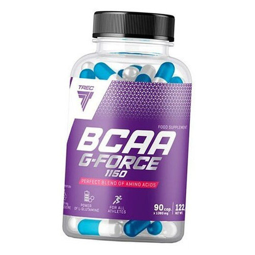 Амінокислота Trec Nutrition BCAA G Force 1150 90 капсул (28101002) фото №1