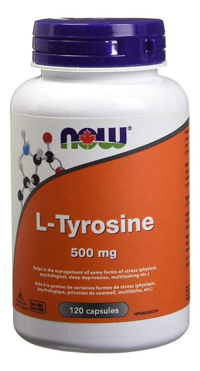Амінокислота NOW L-Tyrosine 500 mg Capsules 120 капсул (4384301289) фото №1