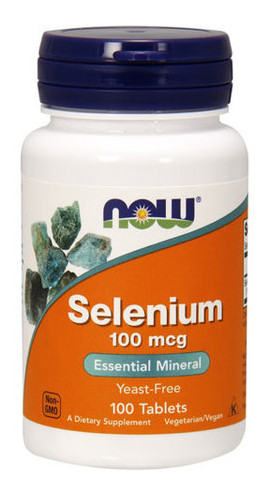 Амінокислота NOW Selenium 100 мкг - 100 таб (49655) фото №1