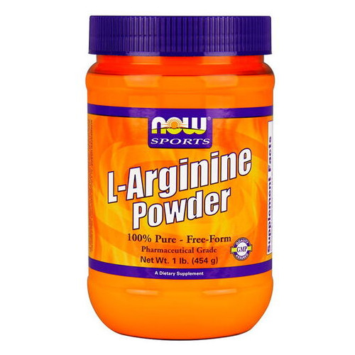 Аргінін NOW Sports L-Arginine Powder 454 грам фото №2