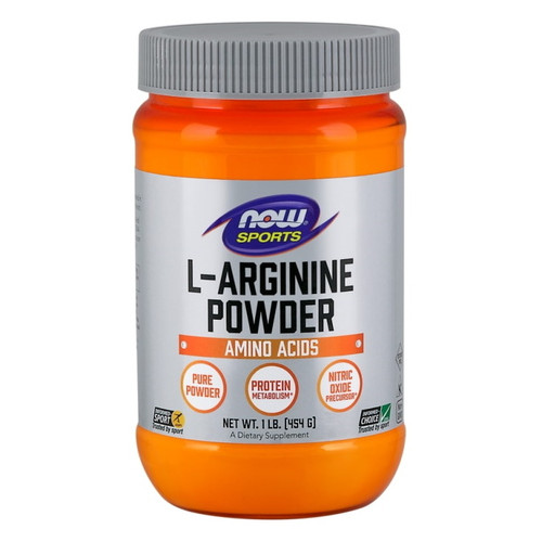 Аргінін NOW Sports L-Arginine Powder 454 грам фото №1