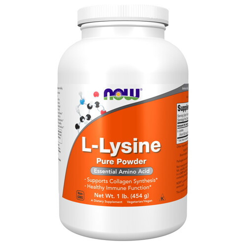 Амінокислота NOW L-Lysine 454 грам фото №1