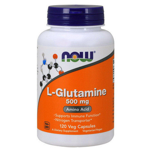 Амінокислота NOW L-Glutamine 500 mg 120 caps фото №1