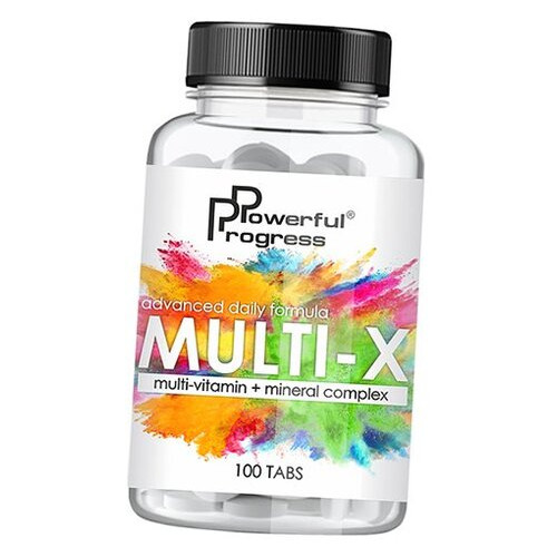 Мультивітаміни, Multi-X, Powerful Progress 100таб (36401002) фото №1